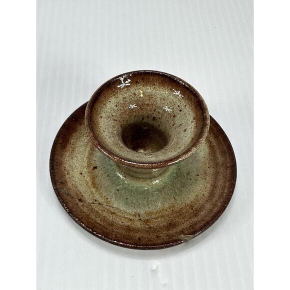 VINTAGE MERRITT ISLAND STUDIO ART POTTERY CANDLESTICK CANDLE HOLDERS HANDMADE - Picture 3 of 12